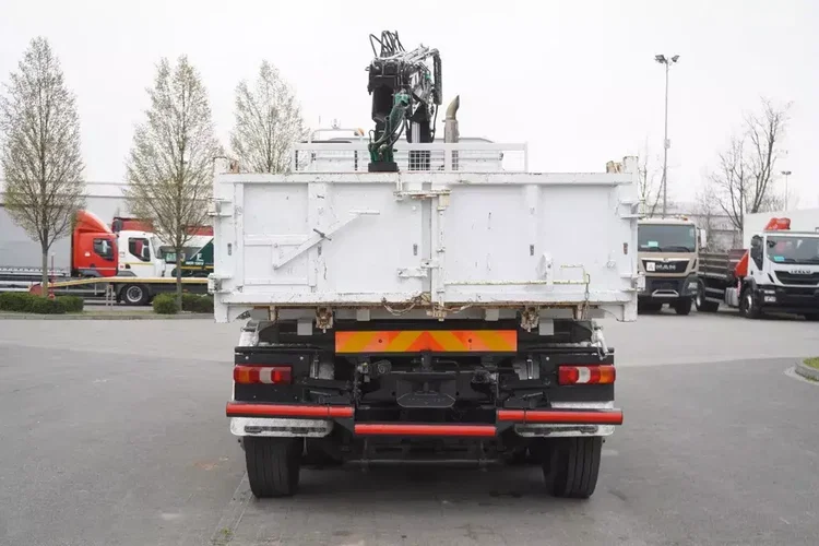 Mercedes Antos 2536 / 100 000 km / HDS 3.9 t HIAB XS 111 / wywrotka 2-stronna / oś skrętna zdjęcie 10