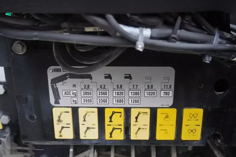 Mercedes Antos 2536 / 100 000 km / HDS 3.9 t HIAB XS 111 / wywrotka 2-stronna / oś skrętna zdjęcie 19