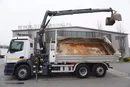 Mercedes Antos 2536 / 100 000 km / HDS 3.9 t HIAB XS 111 / wywrotka 2-stronna / oś skrętna zdjęcie 8