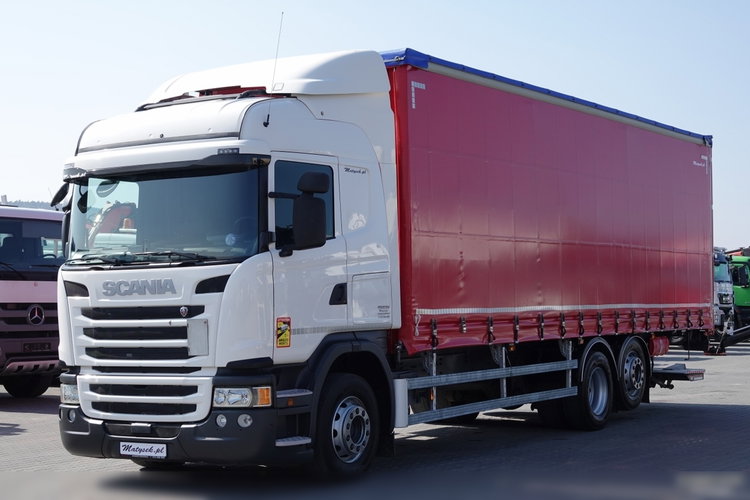 Scania G 320 / 6x2 / FIRANKA- 9 M / + WINDA ZAŁADOWCZA / OŚ PODNOSZONA  zdjęcie 2