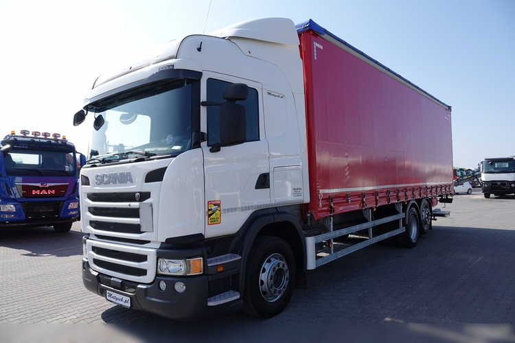 Scania G 320 / 6x2 / FIRANKA- 9 M / + WINDA ZAŁADOWCZA / OŚ PODNOSZONA  zdjęcie 3