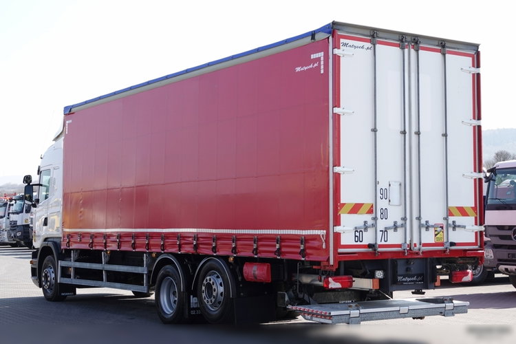 Scania G 320 / 6x2 / FIRANKA- 9 M / + WINDA ZAŁADOWCZA / OŚ PODNOSZONA  zdjęcie 5