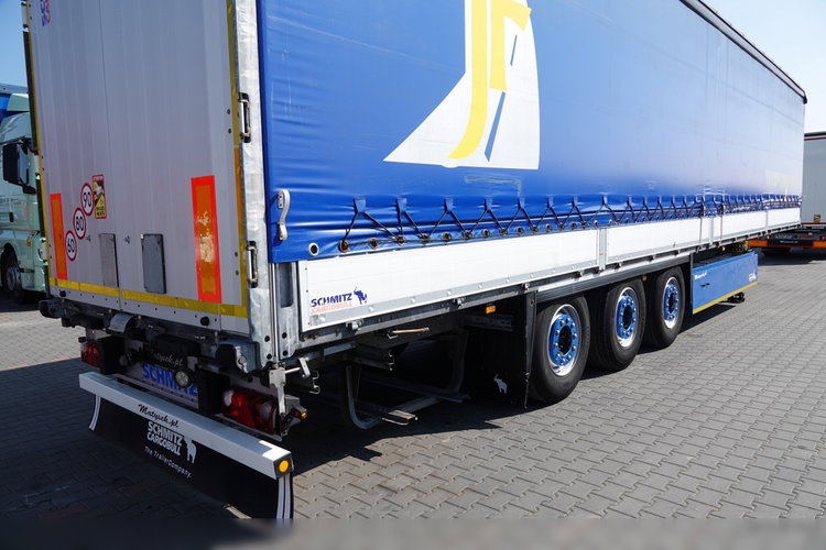 Schmitz -CARGOBULL / FIRANKA BURTOWA  / STANDARD / KOSZ NA PALETY /  OŚ PODNOSZONA  zdjęcie 13