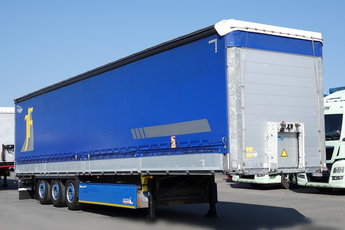 Schmitz -CARGOBULL / FIRANKA BURTOWA  / STANDARD / KOSZ NA PALETY /  OŚ PODNOSZONA 