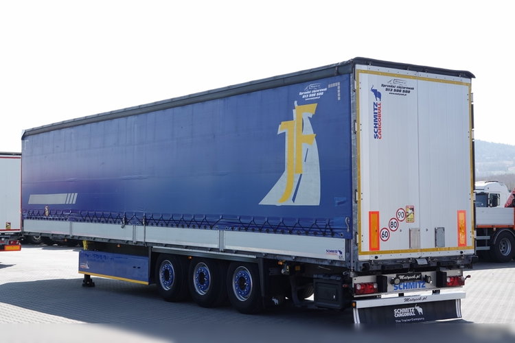 Schmitz -CARGOBULL / FIRANKA BURTOWA  / STANDARD / KOSZ NA PALETY /  OŚ PODNOSZONA  zdjęcie 5