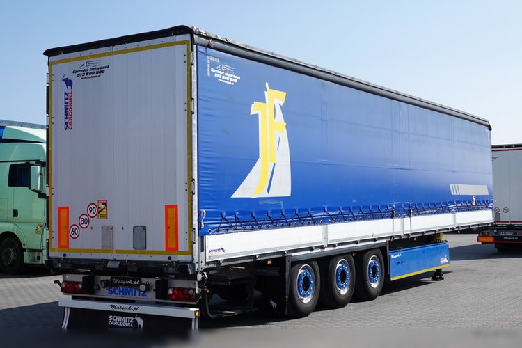 Schmitz -CARGOBULL / FIRANKA BURTOWA  / STANDARD / KOSZ NA PALETY /  OŚ PODNOSZONA  zdjęcie 7