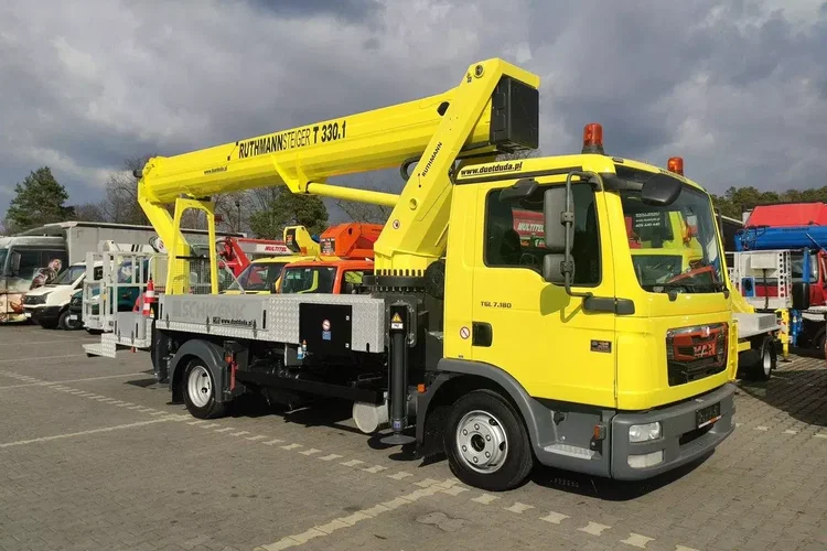TGL 7.180 Zwyżka Ruthmann T 330.1 Podnośnik Koszowy zdjęcie 4