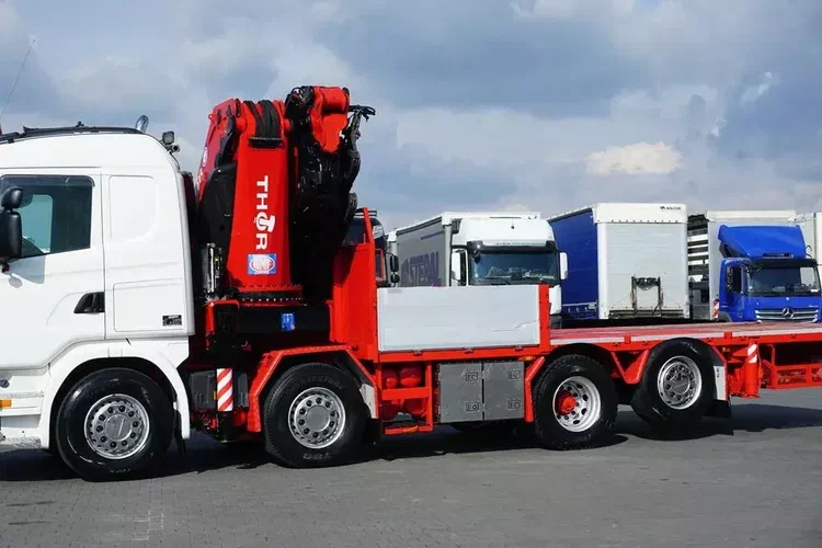 Scania G 480 / 8 X 2 / SKRZYNIOWY + HDS / HMF THOR - O K6 + JIB FJ 2000 K6 / WYSIĘG 33, 5 M zdjęcie 18