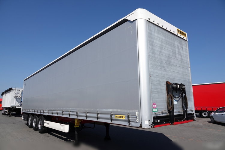 Wielton / FIRANKA / MULDA DO STALI - 9 M  / OSIE SAF /  OŚ PODNOSZONA / COILMULDA  zdjęcie 8