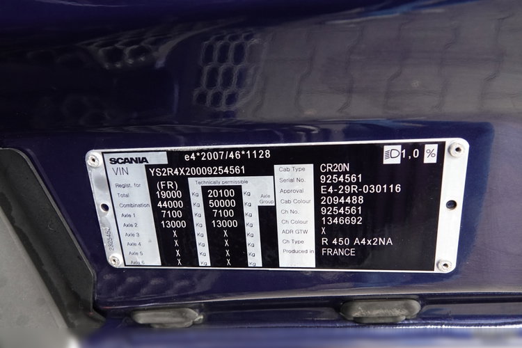 Scania R 450 / RETARDER / KLIMA POSTOJOWA / NISKA KABINA  / PO KONTRAKCIE SERWISOWYM zdjęcie 38