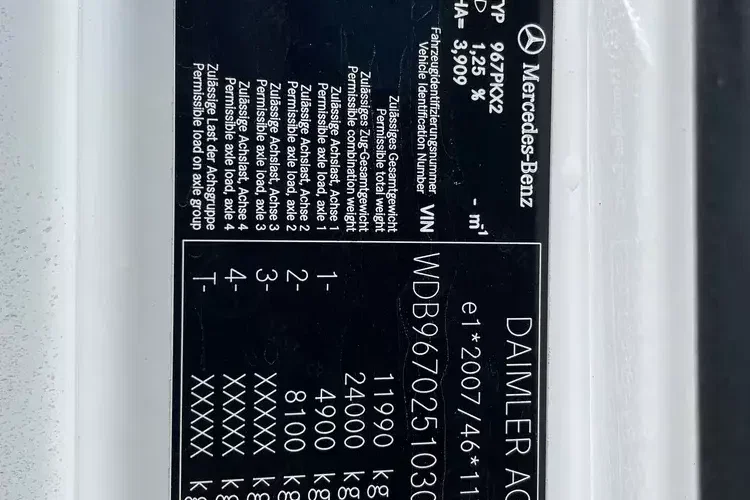 Mercedes ATEGO 1224, KONTENER / WINDA / KLIMA zdjęcie 11