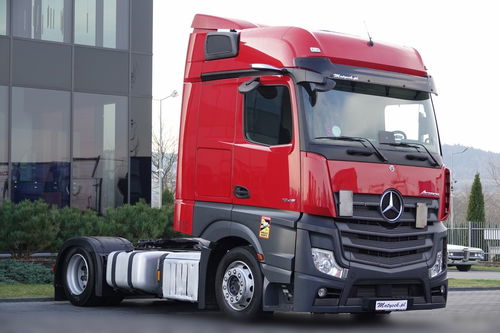 Mercedes ACTROS 1845 / LOW DECK / MEGA / BIG SPACE / OPONY 100% / PO KONTRAKCIE SERWISOWYM 