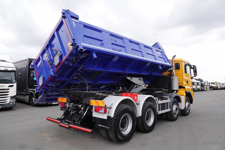 MAN TGS 35.500 / 8x4 / WYWROTKA / HYDROBURTA / BORDMATIK / NAVI / 2019 ROK zdjęcie 15