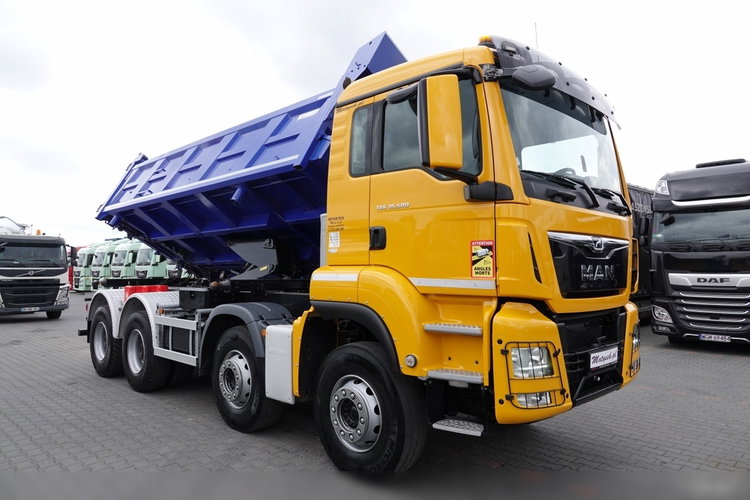 MAN TGS 35.500 / 8x4 / WYWROTKA / HYDROBURTA / BORDMATIK / NAVI / 2019 ROK zdjęcie 17