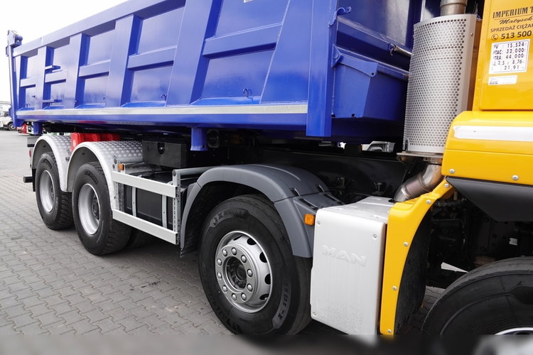 MAN TGS 35.500 / 8x4 / WYWROTKA / HYDROBURTA / BORDMATIK / NAVI / 2019 ROK zdjęcie 35