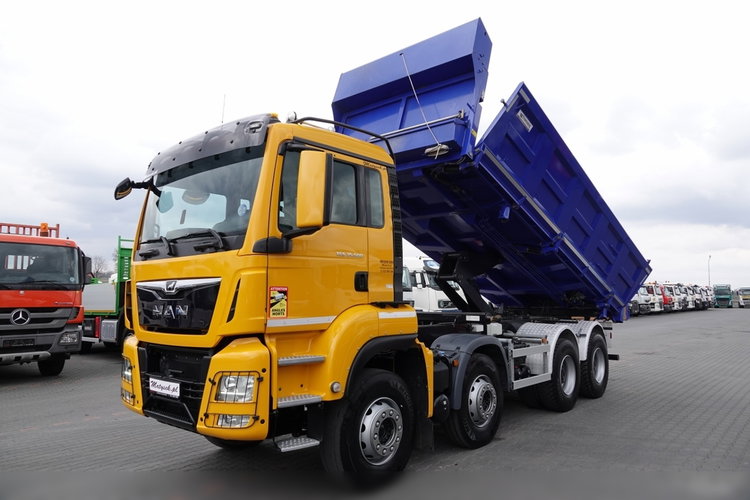 MAN TGS 35.500 / 8x4 / WYWROTKA / HYDROBURTA / BORDMATIK / NAVI / 2019 ROK zdjęcie 3