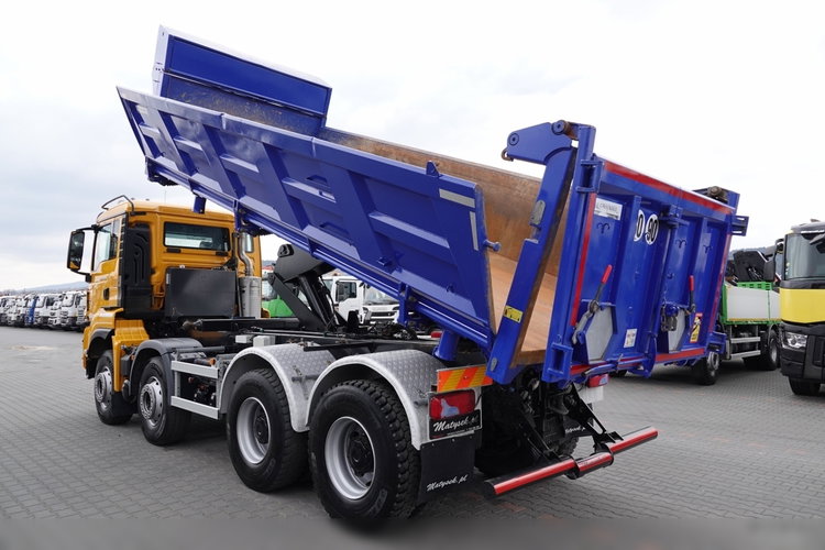 MAN TGS 35.500 / 8x4 / WYWROTKA / HYDROBURTA / BORDMATIK / NAVI / 2019 ROK zdjęcie 4