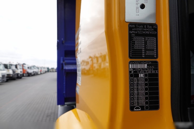 MAN TGS 35.500 / 8x4 / WYWROTKA / HYDROBURTA / BORDMATIK / NAVI / 2019 ROK zdjęcie 57