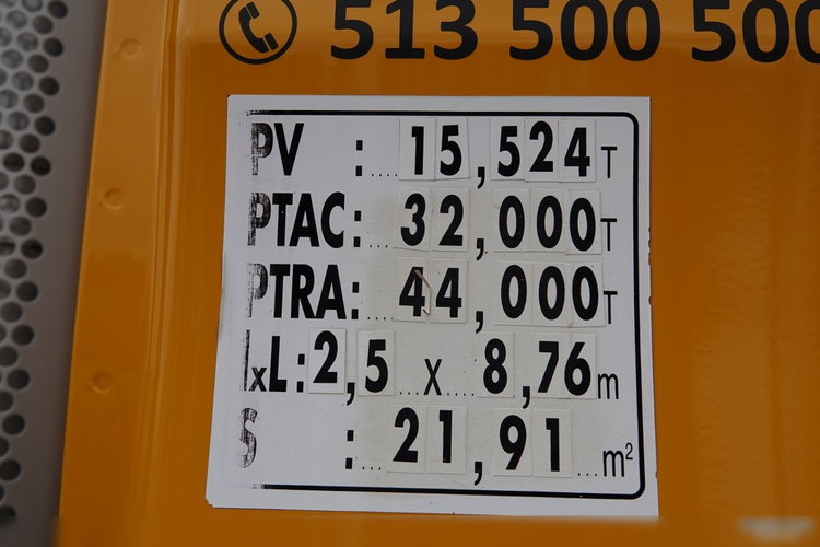 MAN TGS 35.500 / 8x4 / WYWROTKA / HYDROBURTA / BORDMATIK / NAVI / 2019 ROK zdjęcie 58