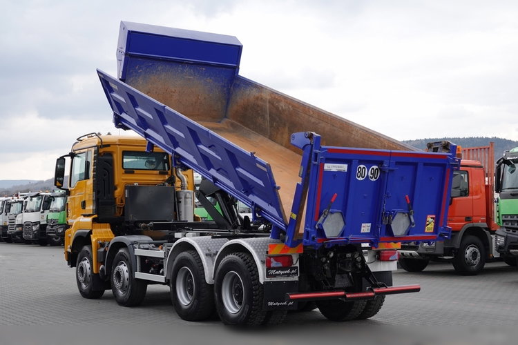 MAN TGS 35.500 / 8x4 / WYWROTKA / HYDROBURTA / BORDMATIK / NAVI / 2019 ROK zdjęcie 5