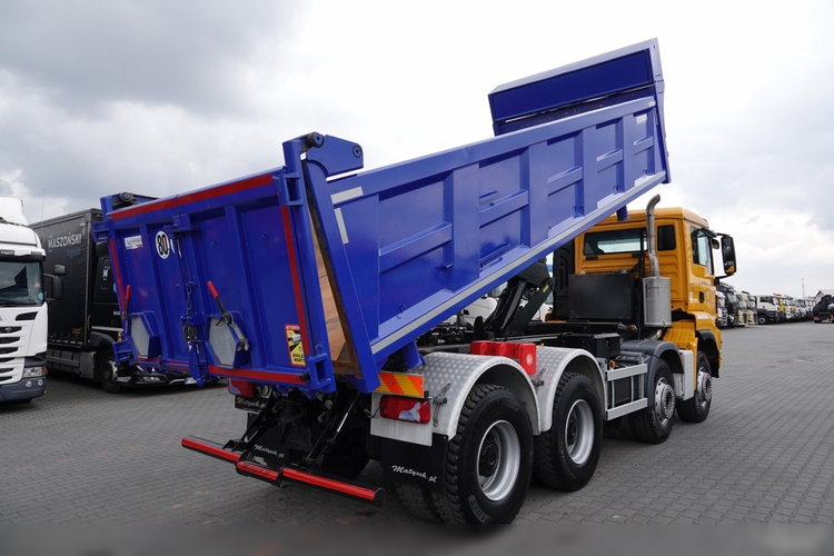 MAN TGS 35.500 / 8x4 / WYWROTKA / HYDROBURTA / BORDMATIK / NAVI / 2019 ROK zdjęcie 6