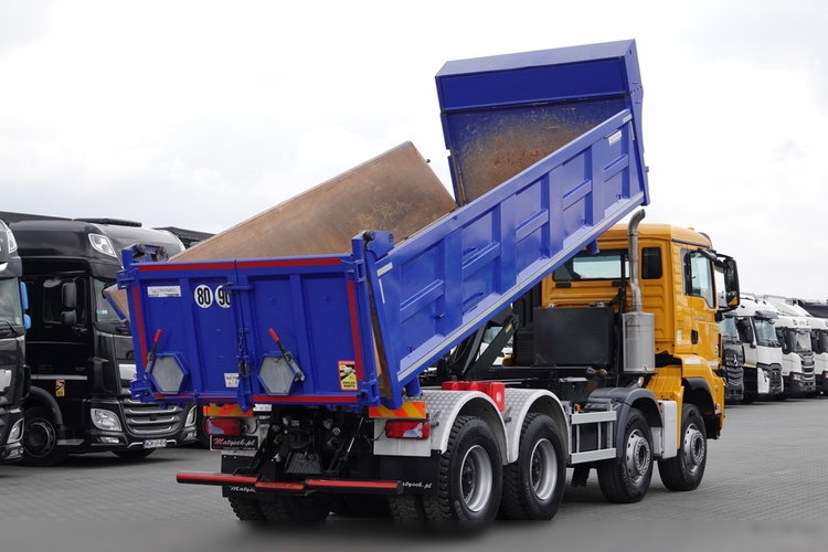 MAN TGS 35.500 / 8x4 / WYWROTKA / HYDROBURTA / BORDMATIK / NAVI / 2019 ROK zdjęcie 7