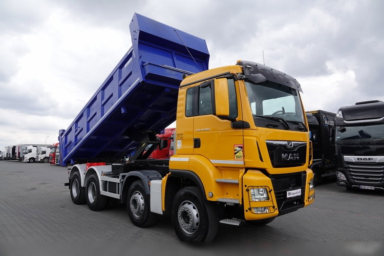 MAN TGS 35.500 / 8x4 / WYWROTKA / HYDROBURTA / BORDMATIK / NAVI / 2019 ROK zdjęcie 8