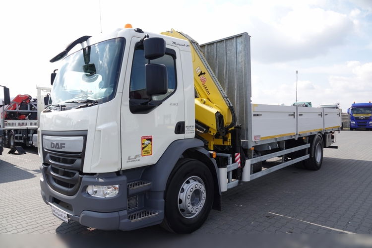 DAF LF 250 / 4X2 / SKRZYNIOWY - 7.30 + HDS HYVA HB 150X/ STEROWANIE RADIOWE / ROTATOR / MAX UDŹWIG: 5200 KG / EURO 6 zdjęcie 9