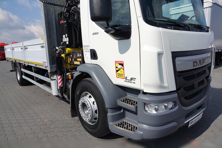 DAF LF 250 / 4X2 / SKRZYNIOWY - 7.30 + HDS HYVA HB 150X/ STEROWANIE RADIOWE / ROTATOR / MAX UDŹWIG: 5200 KG / EURO 6 zdjęcie 13