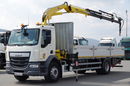 DAF LF 250 / 4X2 / SKRZYNIOWY - 7.30 + HDS HYVA HB 150X/ STEROWANIE RADIOWE / ROTATOR / MAX UDŹWIG: 5200 KG / EURO 6 zdjęcie 2