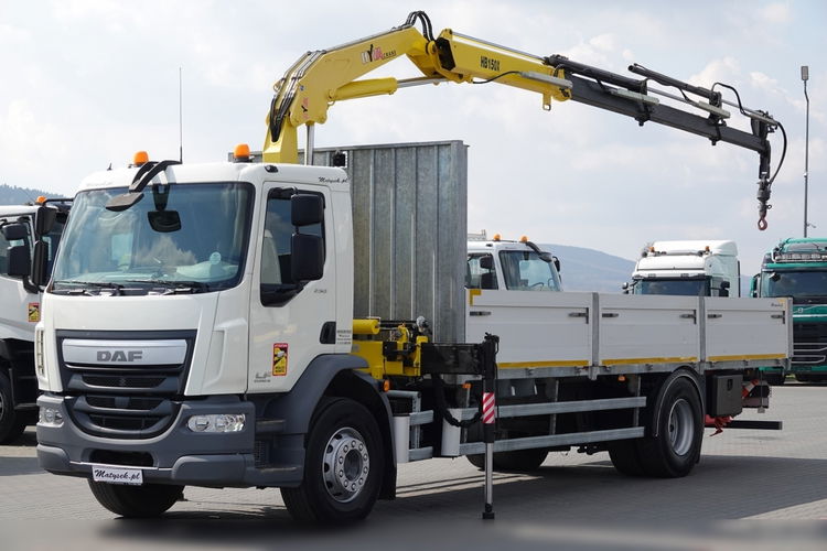 DAF LF 250 / 4X2 / SKRZYNIOWY - 7.30 + HDS HYVA HB 150X/ STEROWANIE RADIOWE / ROTATOR / MAX UDŹWIG: 5200 KG / EURO 6 zdjęcie 2