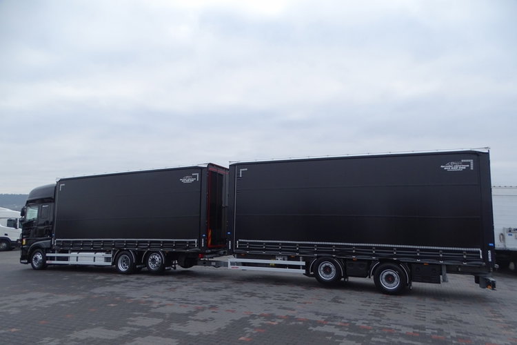 DAF XF 480 / ZESTAW TANDEM / 120 M3 / PRZEJAZDOWY / 2019 ROK / PO KONTRAKCIE SERWISOWYM / zdjęcie 11