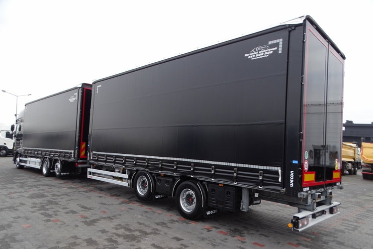 DAF XF 480 / ZESTAW TANDEM / 120 M3 / PRZEJAZDOWY / 2019 ROK / PO KONTRAKCIE SERWISOWYM / zdjęcie 12