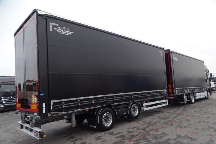 DAF XF 480 / ZESTAW TANDEM / 120 M3 / PRZEJAZDOWY / 2019 ROK / PO KONTRAKCIE SERWISOWYM / zdjęcie 16