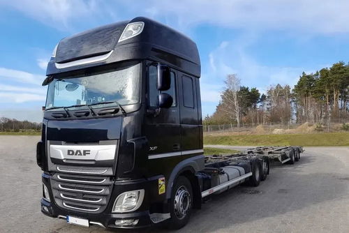 DAF XF 480 / BDF / ZESTAW TANDEM / 2019 ROK / PO KONTRAKCIE SERWISOWYM /