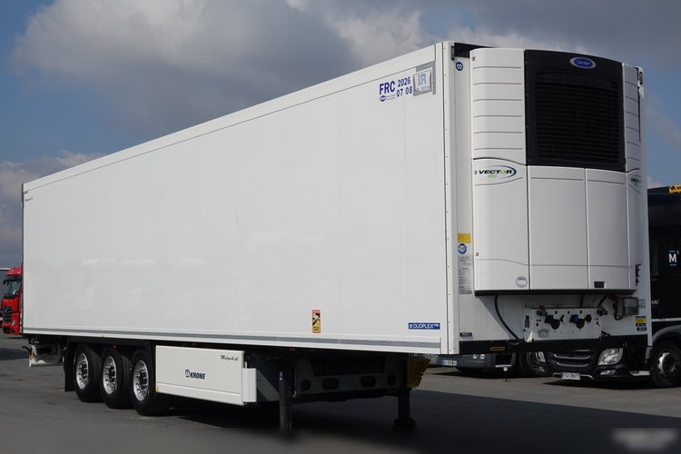 Krone / CHŁODNIA  / CARRIER VECTOR 1550 / DOPPELSTOCK / PALECIARA  / OŚ PODNOSZONA / 2020 R  zdjęcie 1
