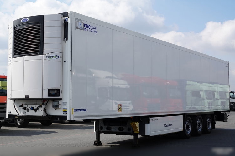 Krone / CHŁODNIA  / CARRIER VECTOR 1550 / DOPPELSTOCK / PALECIARA  / OŚ PODNOSZONA / 2020 R  zdjęcie 2
