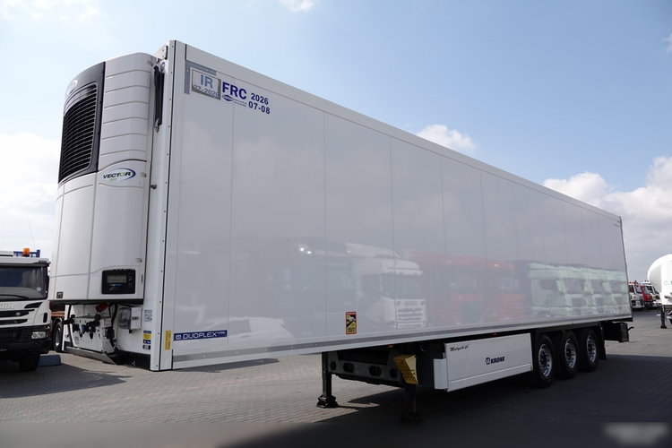 Krone / CHŁODNIA  / CARRIER VECTOR 1550 / DOPPELSTOCK / PALECIARA  / OŚ PODNOSZONA / 2020 R  zdjęcie 3