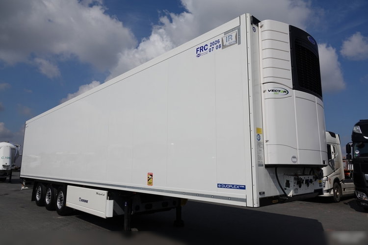 Krone / CHŁODNIA  / CARRIER VECTOR 1550 / DOPPELSTOCK / PALECIARA  / OŚ PODNOSZONA / 2020 R  zdjęcie 8