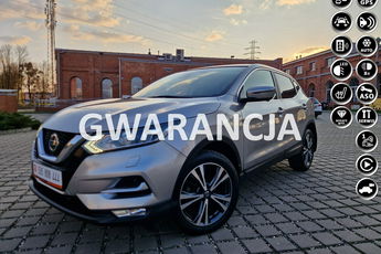 Nissan Qashqai Kamera cofania. Ledy. Navigacja. Asystent pasa ruchu