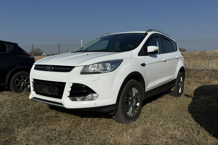 Ford Kuga 2.0tdci 163 KM 4x4 automat Titanium bezwypadkowa serwis zamiana gwar zdjęcie 5
