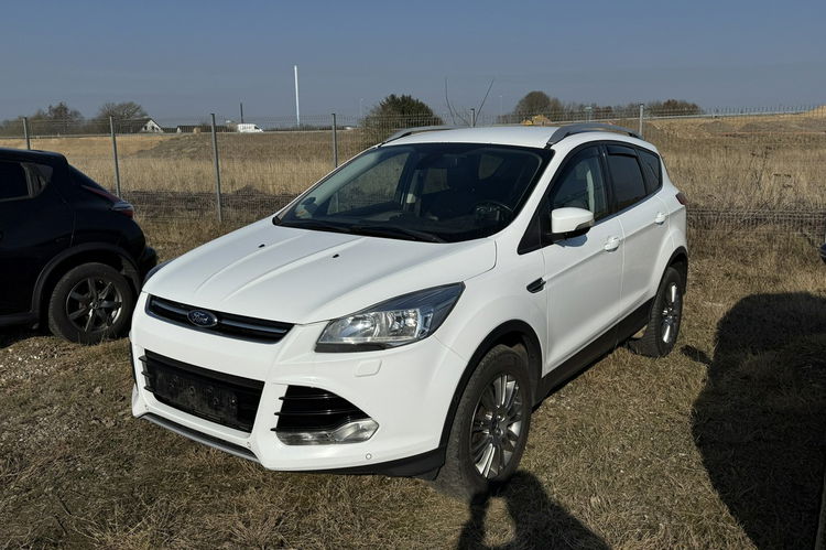 Ford Kuga 2.0tdci 163 KM 4x4 automat Titanium bezwypadkowa serwis zamiana gwar zdjęcie 6