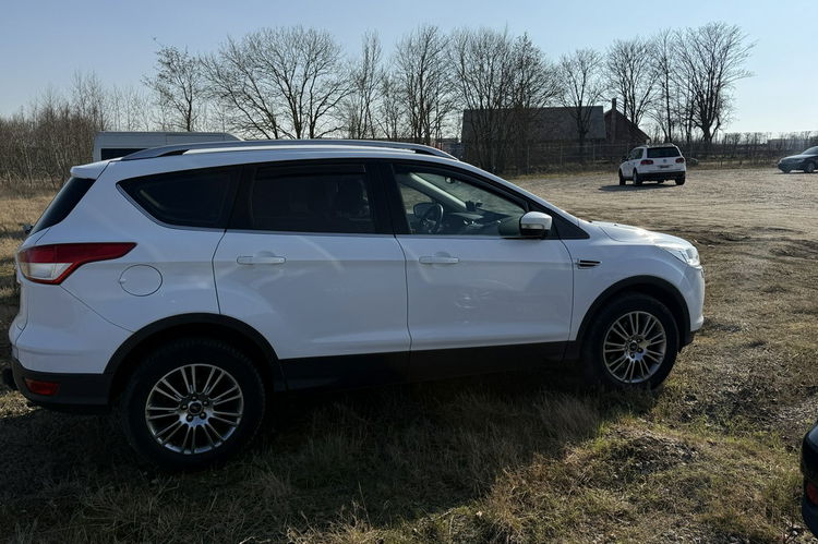 Ford Kuga 2.0tdci 163 KM 4x4 automat Titanium bezwypadkowa serwis zamiana gwar zdjęcie 7