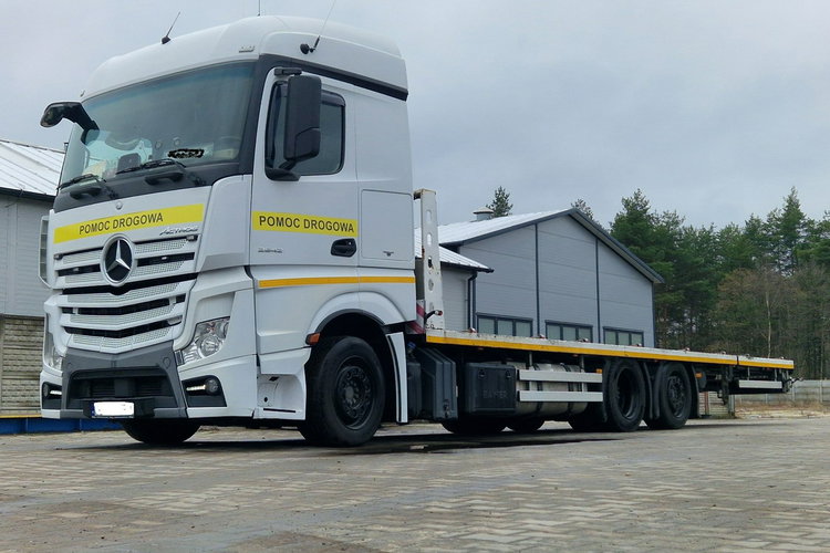 Mercedes Actros 2543 LAWETA POMOC DROGOWA NAJAZD HYDRAULICZNY 3-OSIE 6x2 KLIMA ŁÓŻKO zdjęcie 32