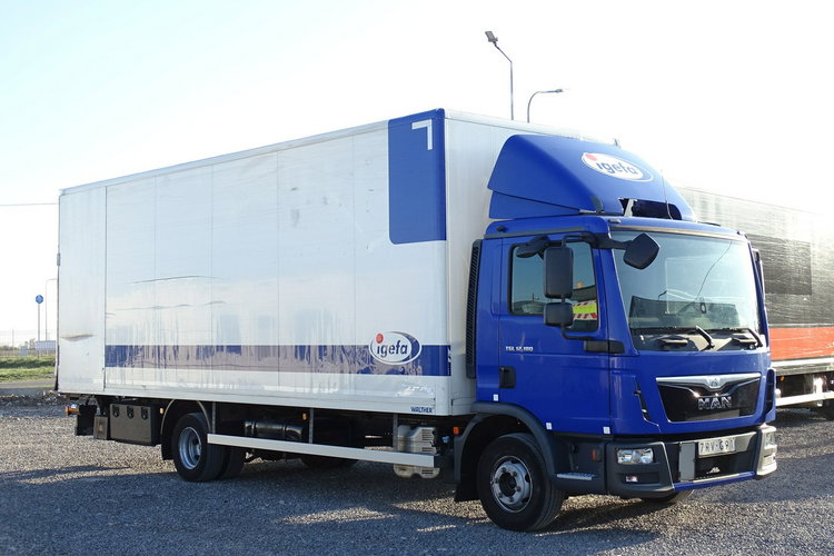 MAN TGL 12.180 Kontener Euro 6 Sprowadzony ESP, ASR, Klimatyzacja , Winda, Poduszki, 18 Euro Palet zdjęcie 2