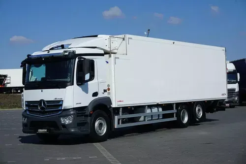 Mercedes ANTOS / 2535 / EURO 6 / CHŁODNIA + WINDA / 23 PALETY / OŚ SKRĘTNA