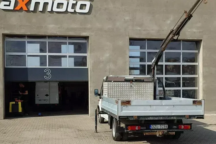 Ford Transit HDS Hiab 022 T-3 Mocny/podpory Auto Salon Polska jeden Właściciel zdjęcie 6