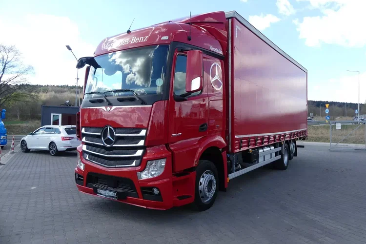Mercedes ACTROS 2543 / 6x2 / FIRANKA 8.20m / EURO 6 / IDEALNY STAN / zdjęcie 1