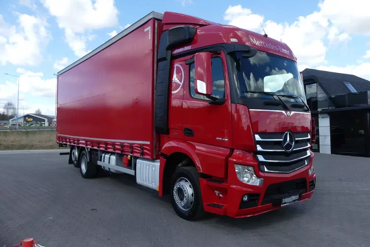 Mercedes ACTROS 2543 / 6x2 / FIRANKA 8.20m / EURO 6 / IDEALNY STAN / zdjęcie 11