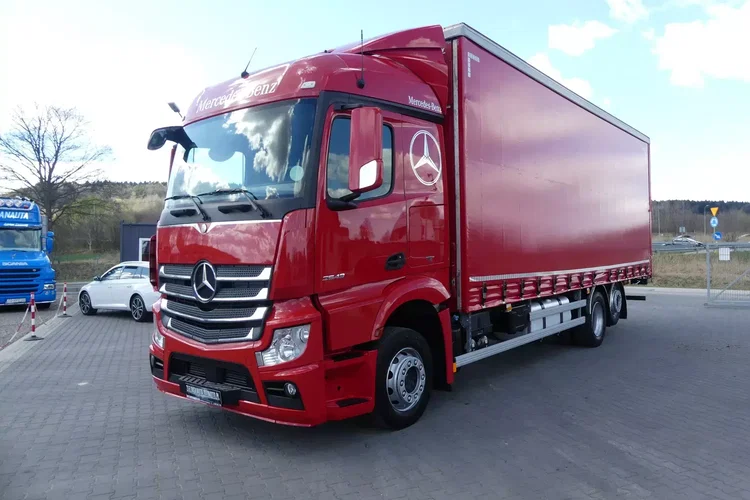 Mercedes ACTROS 2543 / 6x2 / FIRANKA 8.20m / EURO 6 / IDEALNY STAN / zdjęcie 2
